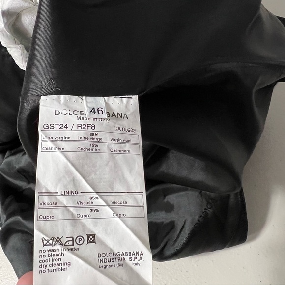 dolce & Gabbana Women pinstripe slim-cut buttoned blazer - Picture 9 of 14